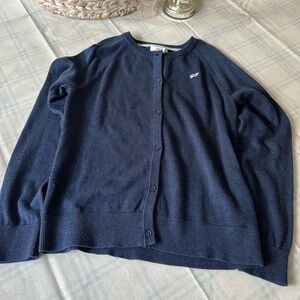 Vineyard Vines Deep Blue Cardigan